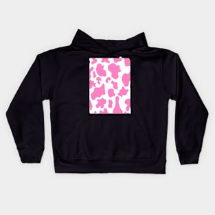 Cow print pink Kids Hoodie